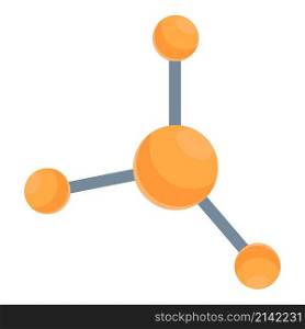 Lab molecule icon cartoon vector. Medical laboratory. Research test. Lab molecule icon cartoon vector. Medical laboratory