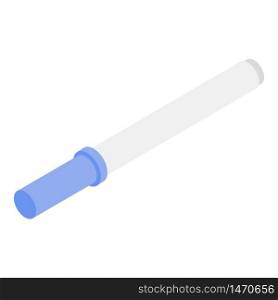 Lab pipette icon. Isometric of lab pipette vector icon for web design isolated on white background. Lab pipette icon, isometric style