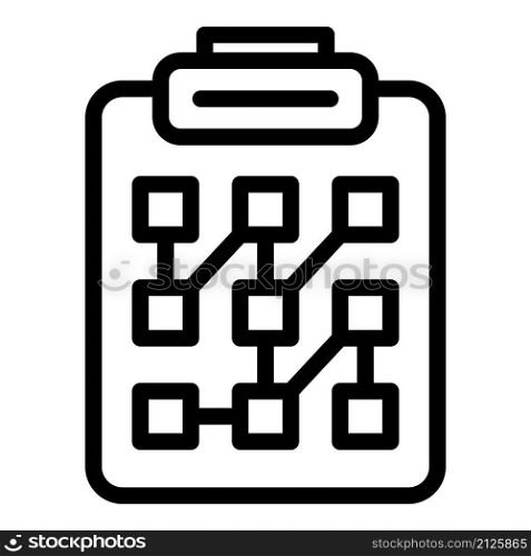 Lab research clipboard icon outline vector. Medical tube. Laboratory test. Lab research clipboard icon outline vector. Medical tube