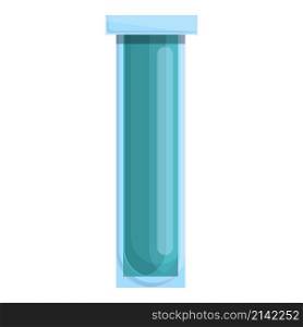 Lab test tube icon cartoon vector. Research scientist. Medical laboratory. Lab test tube icon cartoon vector. Research scientist
