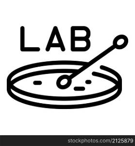 Lab tools icon outline vector. Laboratory research. Medical science. Lab tools icon outline vector. Laboratory research