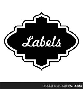Label icon. Simple illustration of label vector icon for web. Label icon, simple style.
