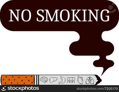 label o smoking sticker. No smoking icon. No smoking sign. No smoking and smoking area signs with cigarettes. label o smoking sticker