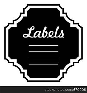Label tag icon. Simple illustration of label tag vector icon for web. Label tag icon, simple style.