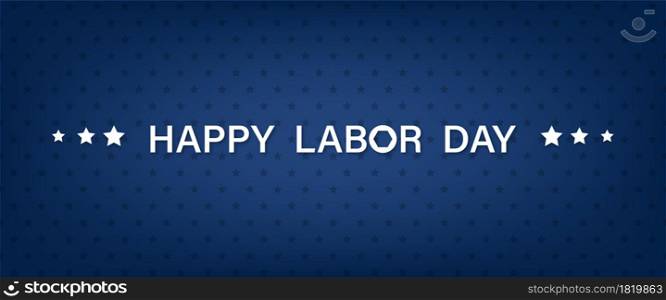 Labor Day. 6 september, American holiday background vector illustration