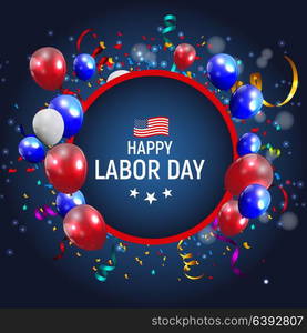 Labor Day in USA Poster Background. Vector Illustration EPS10. Labor Day in USA Poster Background. Vector Illustration