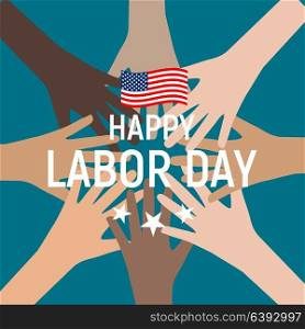 Labor Day in USA Poster Background. Vector Illustration EPS10. Labor Day in USA Poster Background. Vector Illustration