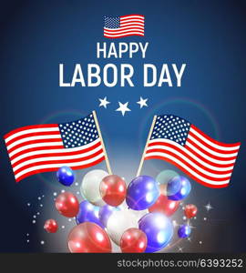 Labor Day in USA Poster Background. Vector Illustration EPS10. Labor Day in USA Poster Background. Vector Illustration