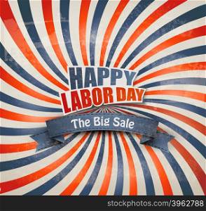 Labor day sale background. Vector