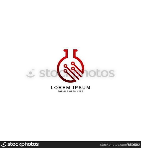 laboratory logo template
