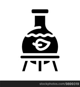 laboratory production bio fuel glyph icon vector. laboratory production bio fuel sign. isolated contour symbol black illustration. laboratory production bio fuel glyph icon vector illustration