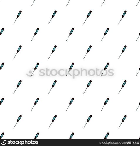 Laboratory thermometer pattern seamless vector repeat for any web design. Laboratory thermometer pattern seamless vector