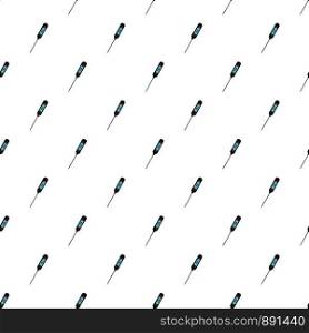 Laboratory thermometer pattern seamless vector repeat for any web design. Laboratory thermometer pattern seamless vector