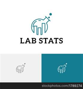 Laboratory Tube Statistics Economic Business Research Line Logo
