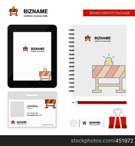 Labour board Business Logo, Tab App, Diary PVC Employee Card and USB Brand Stationary Package Design Vector Template