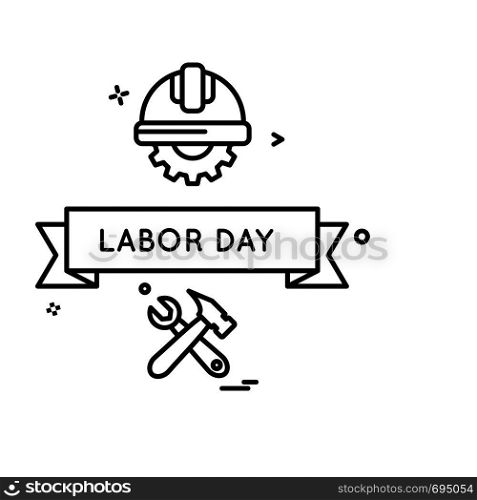 Labour day icon design vector