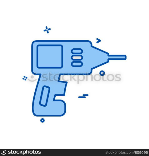 Labour tools icon design vector