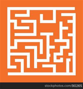 Labyrinth, maze conundrum white color icon .. Labyrinth, maze conundrum it is white color icon .