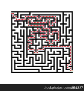 Labyrinth shape design element.