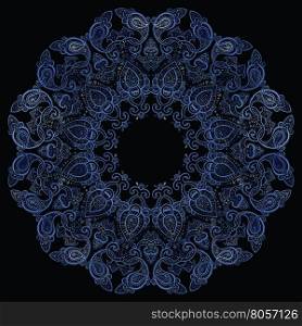 Lace background. Beautiful Mandala. Ethnic Vector illustration.. Lace background. Mandala.