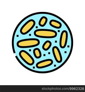 lactobacillus probiotics color icon vector. lactobacillus probiotics sign. isolated symbol illustration. lactobacillus probiotics color icon vector illustration