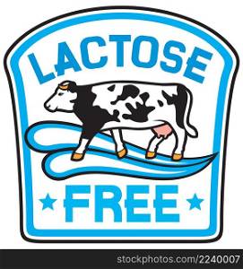 Lactose free label