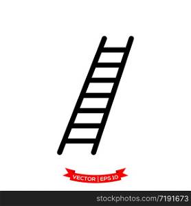 ladder icon in trendy flat style