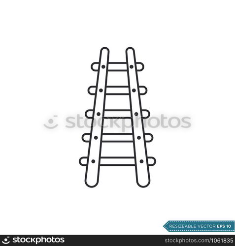 Ladder Icon Vector Template Illustration Design