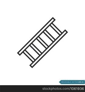 Ladder Icon Vector Template Illustration Design
