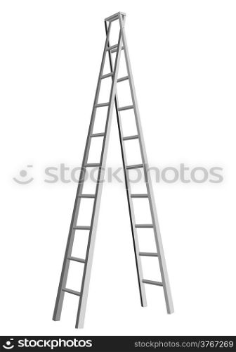ladder isolated on white background. 10 EPS