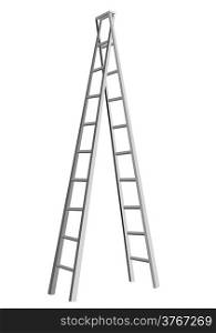 ladder isolated on white background. 10 EPS