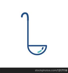 ladle icon collection, trendy style
