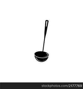 ladle soup icon vector design templates white on background