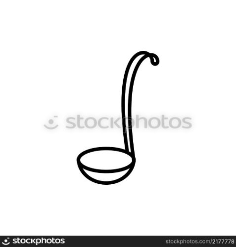 ladle soup icon vector design templates white on background