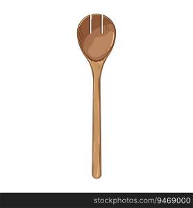 ladle wooden spoon cartoon. kitchenware utensil, handle natural, object culinary ladle wooden spoon sign. isolated symbol vector illustration. ladle wooden spoon cartoon vector illustration