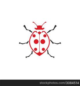 ladybird animal vector logo symbol template icon