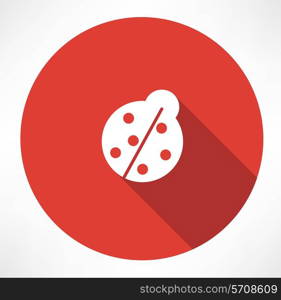 ladybug icon. Flat modern style vector illustration