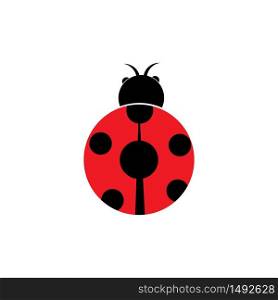 ladybug illustration icon logo vector design