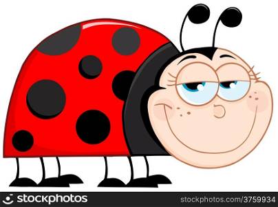 Ladybug Mascot Cartoon Character