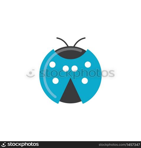 ladybug vector icon illustration design template