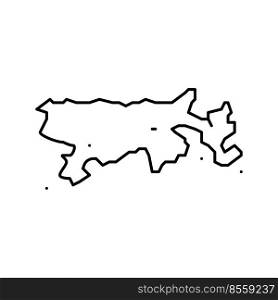 lake titicaca line icon vector. lake titicaca sign. isolated contour symbol black illustration. lake titicaca line icon vector illustration