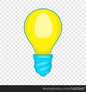 Lamp bulb icon. Cartoon illustration of lamp vector icon for web design. Lamp bulb icon, cartoon style