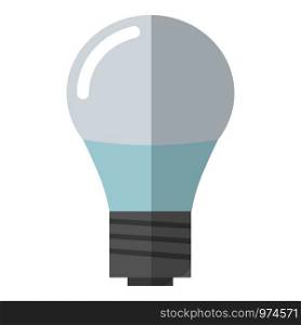 Lamp bulb icon. Flat illustration of lamp bulb vector icon for web. Lamp bulb icon, flat style