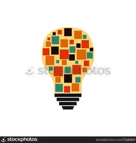 lamp bussiness concept. infographic icon. Lamp logo