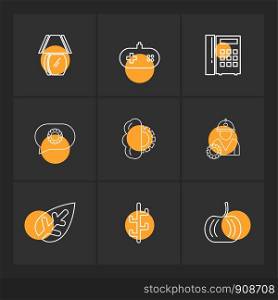 lamp , game console, leaf , phone , hardware , tools ,labour , constructions , icon, vector, design, flat, collection, style, creative, icons , electronics ,