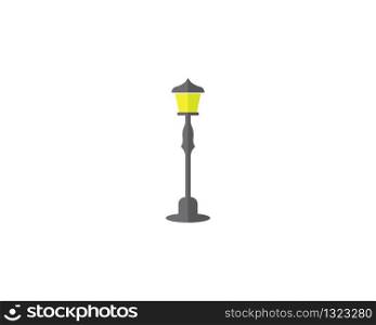 Lamp garden symbol illustration design
