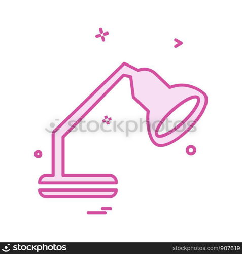 Lamp icon design vector