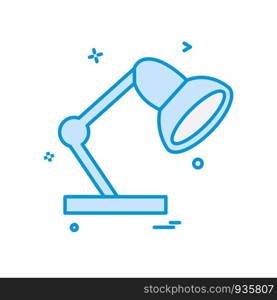 lamp icon design vector