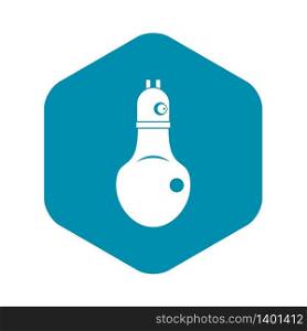 Lamp icon. Simple illustration of lamp vector icon for web. Lamp icon, simple style