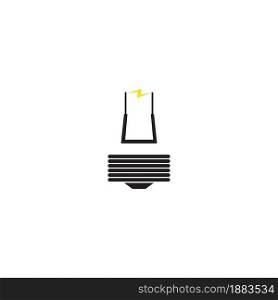 lamp logo stock illustration design